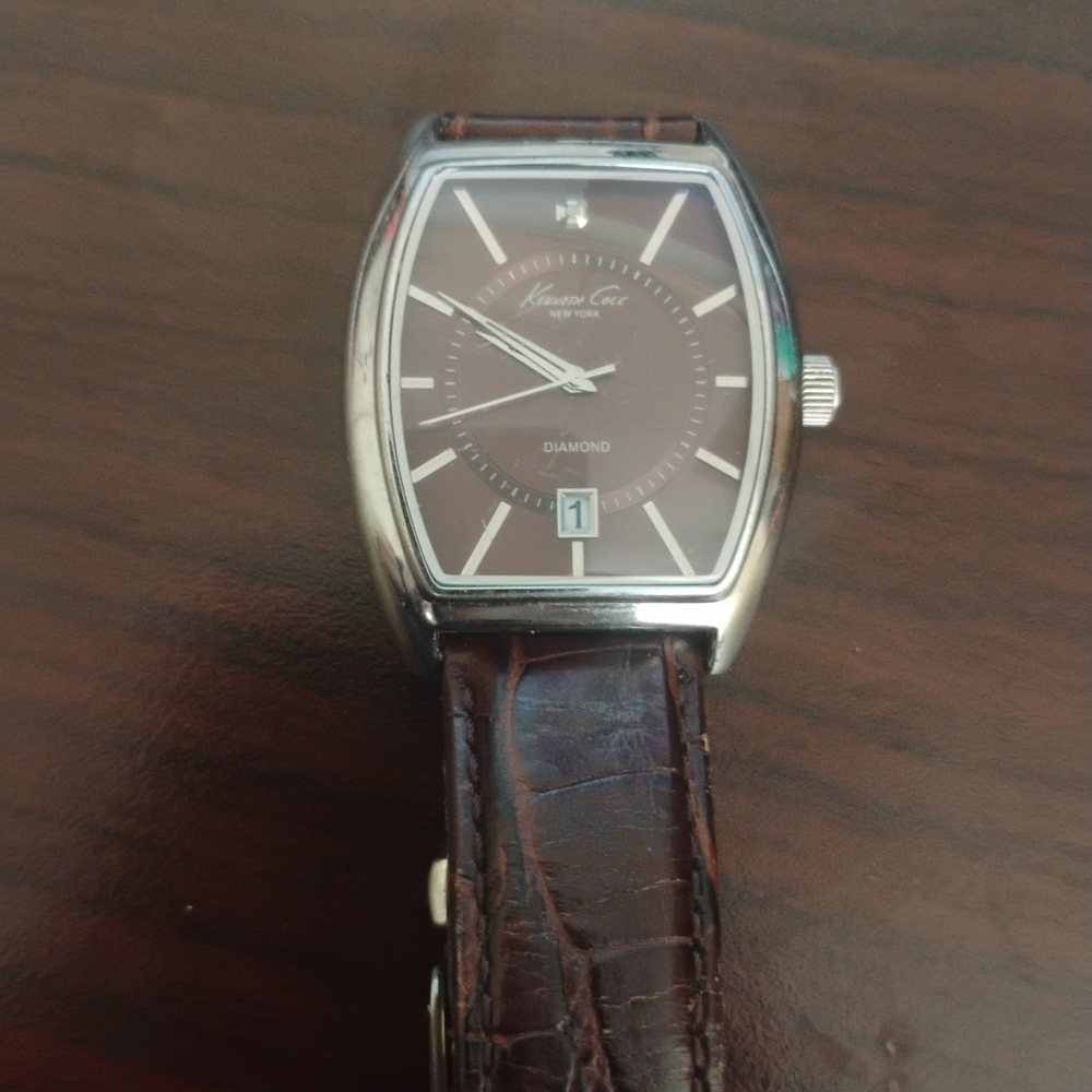 Kenneth Cole Brown and Silver Men's Watch